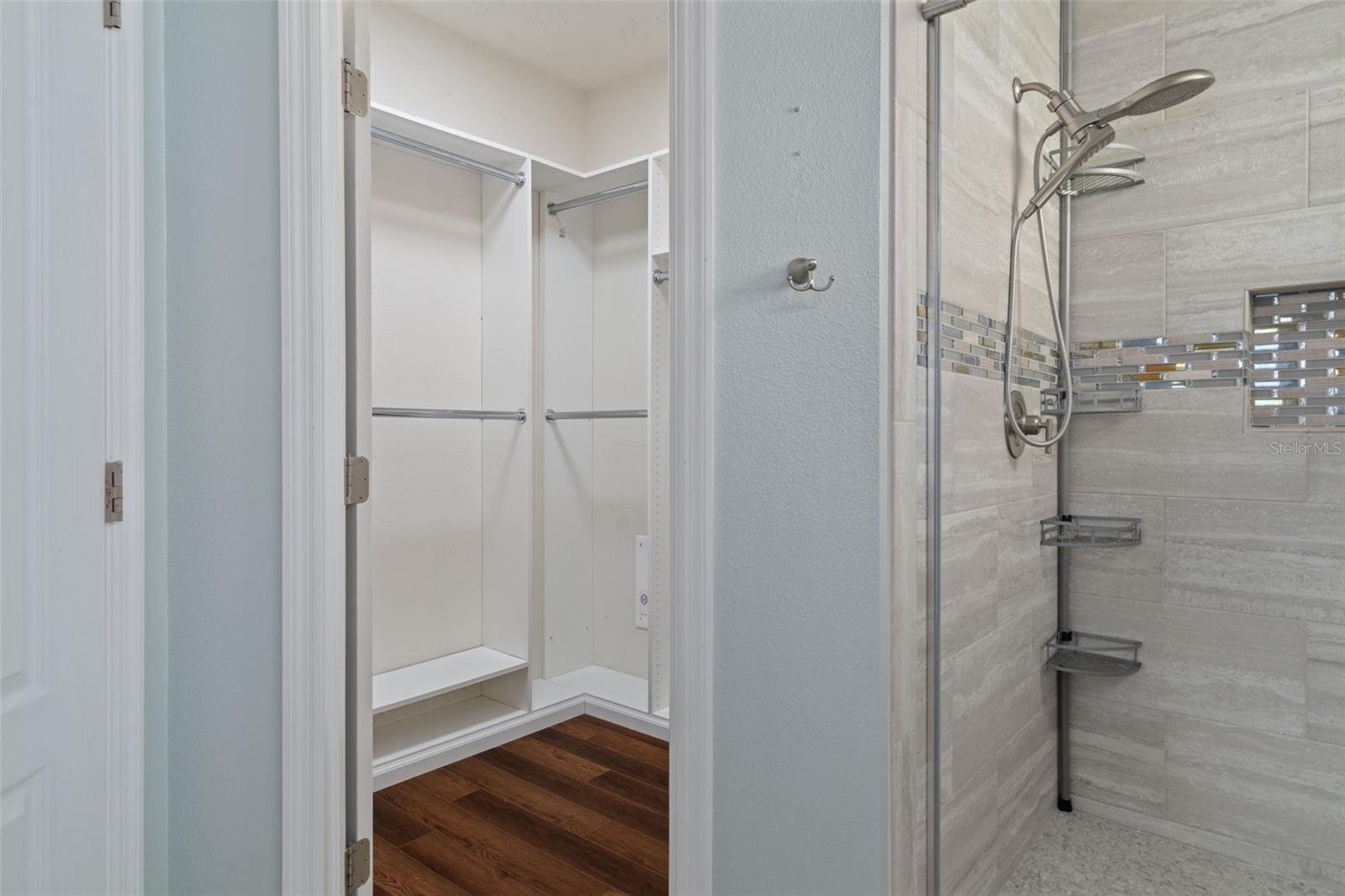 primary walk in closet