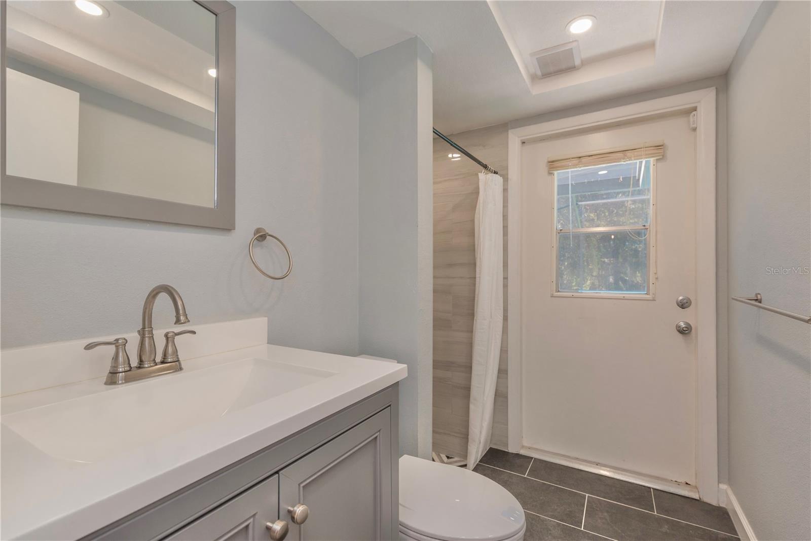 Ensuite and pool bathroom.