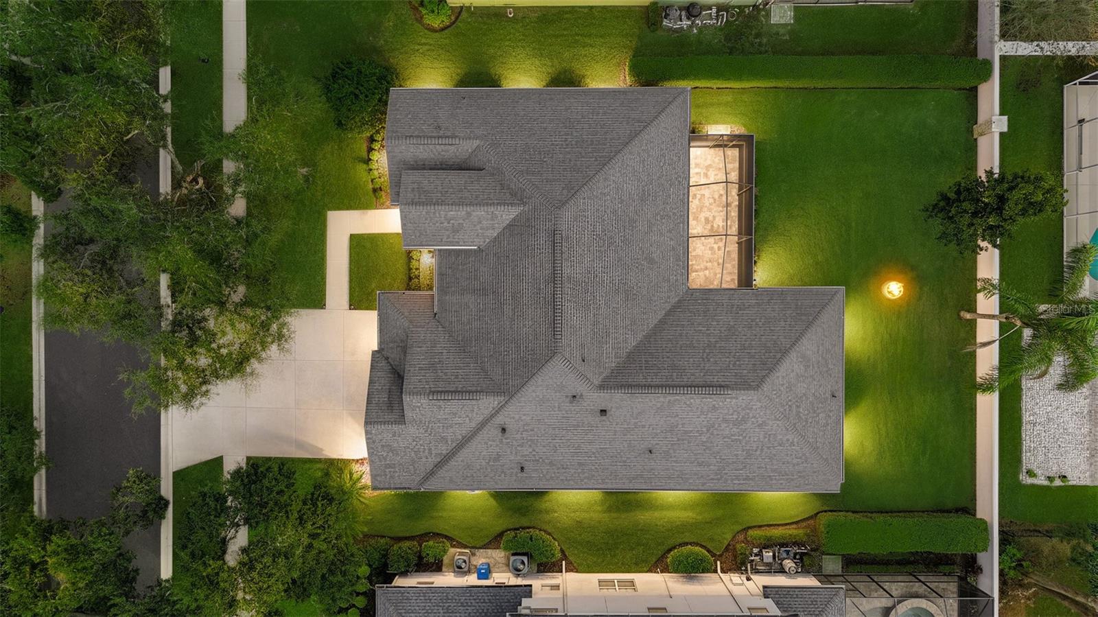 Aerial Twilight View