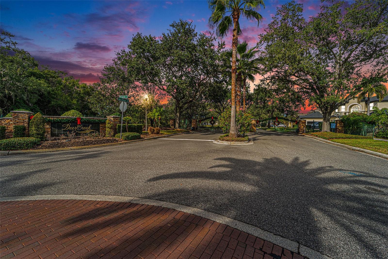 Gated Entrance to Deer Creek