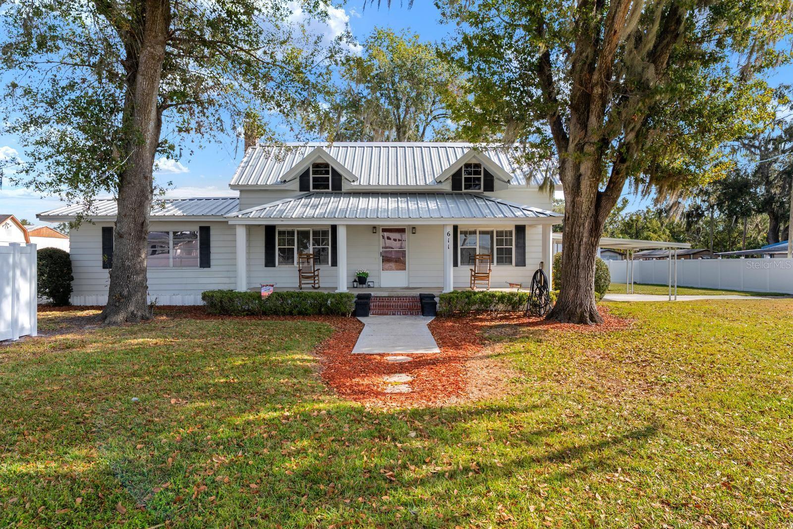 The metal roof was installed in 2019 and metal roofs have double the life span as shingle roofs.
