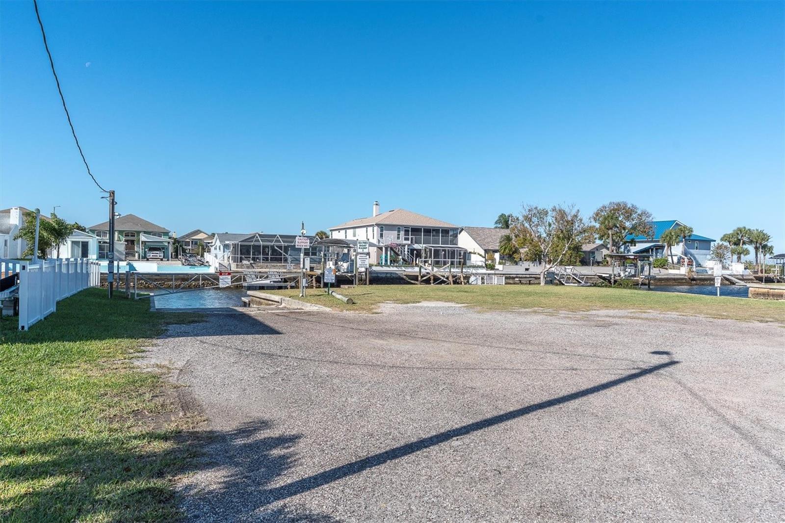 Community Boat Ramp - steps away