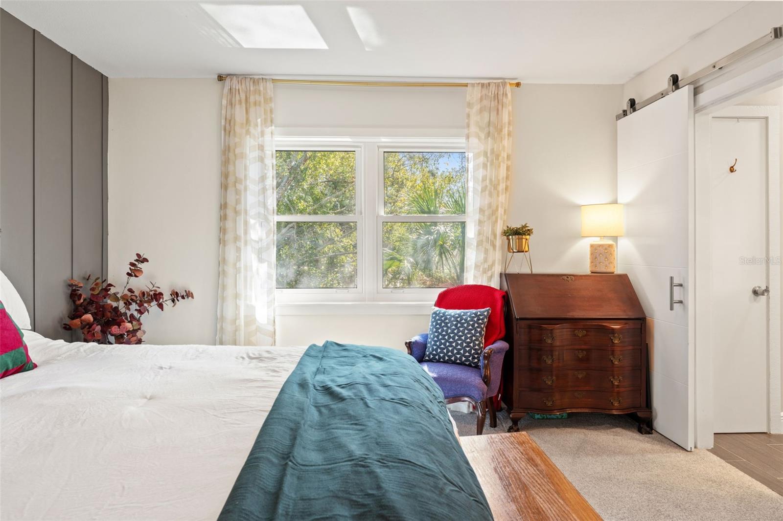 Comfortable layout with room for additional furnishings and easy access to the ensuite bath.