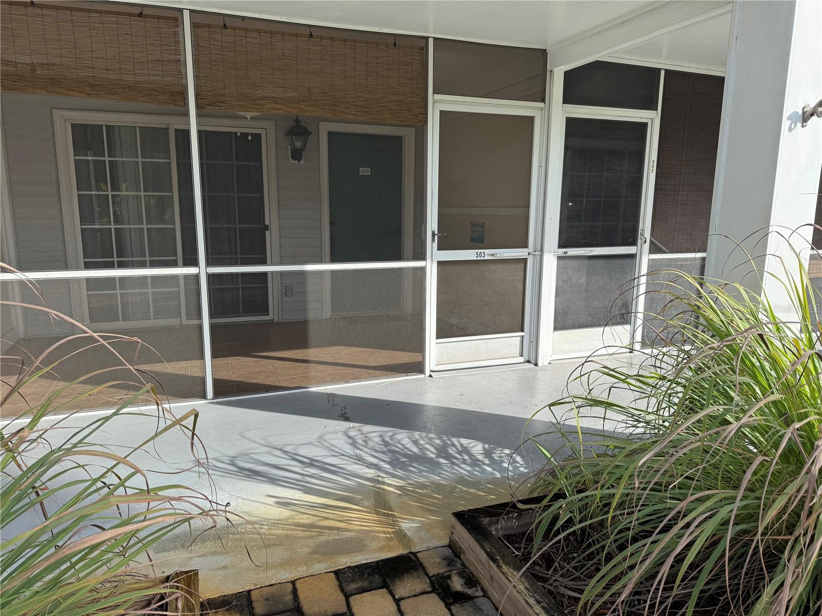 Newly Screened Porch