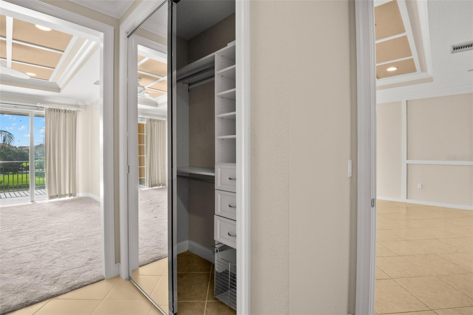 Second built-in closet in Main Bedroom.