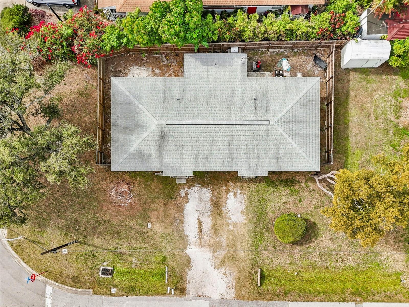 Private yard for each unit.