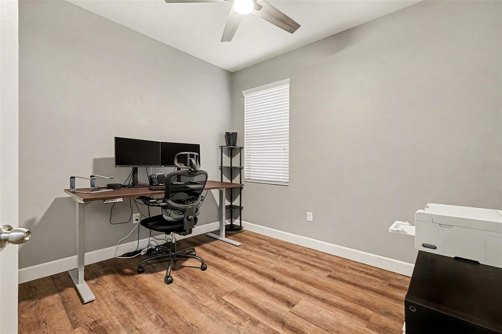 Downstairs Bedroom, set up as an office currently