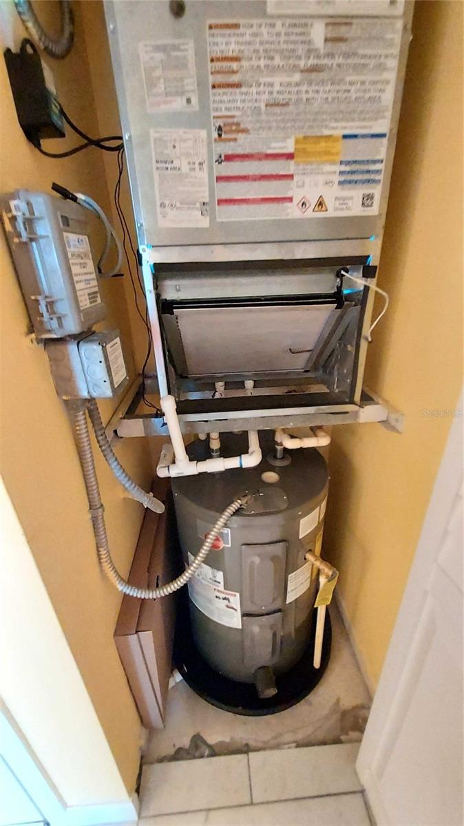 New AC and water heater installed in Sept 2025