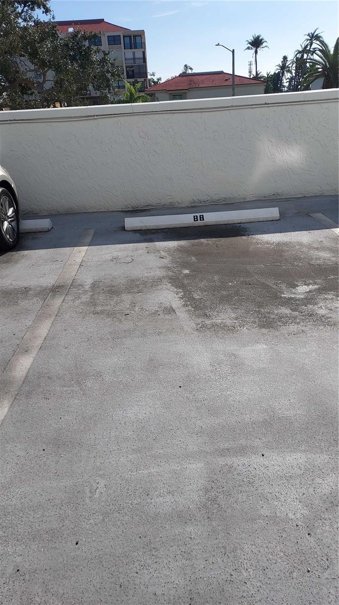 Assigned parking spot #88