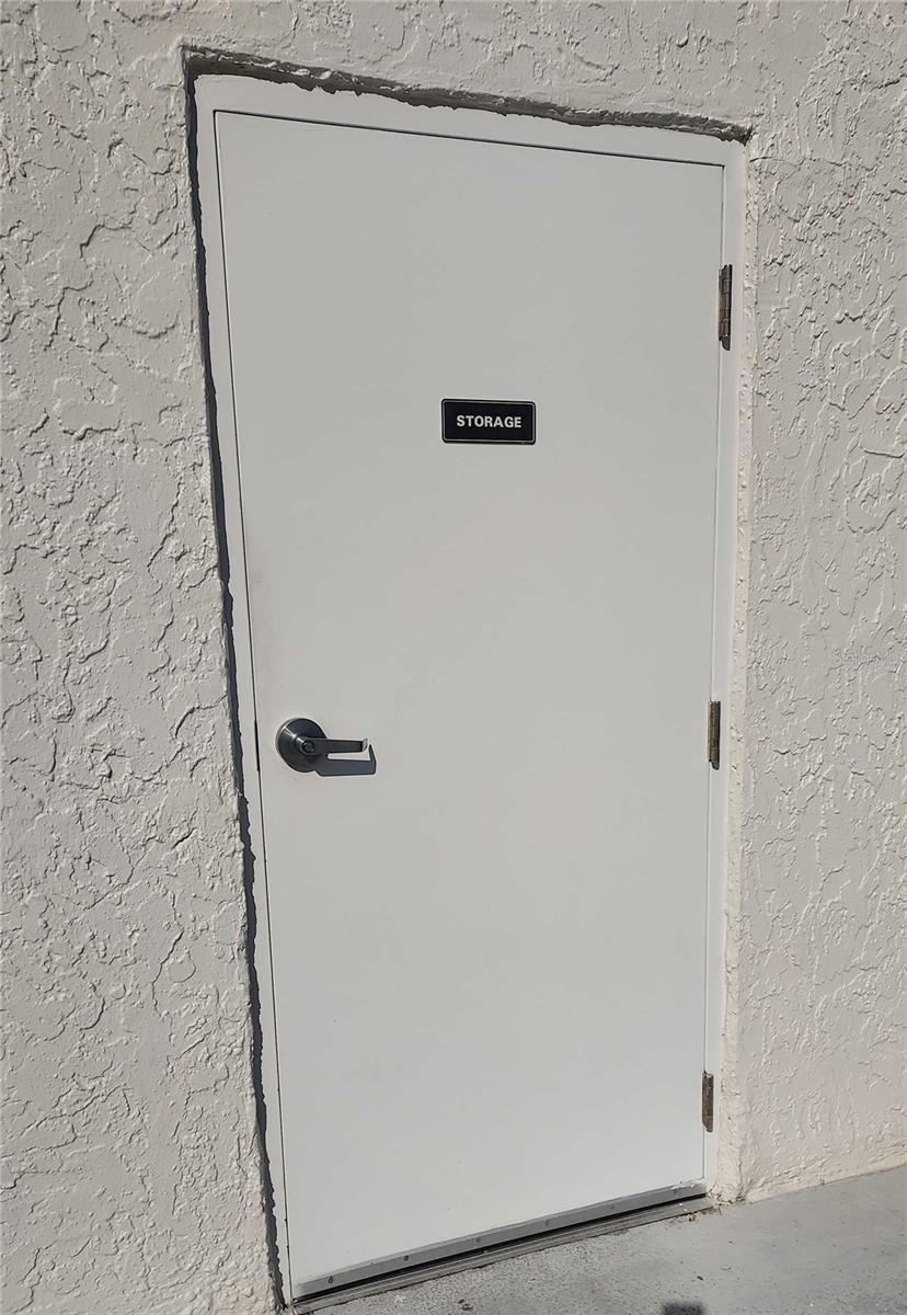 Storage room - ground floor