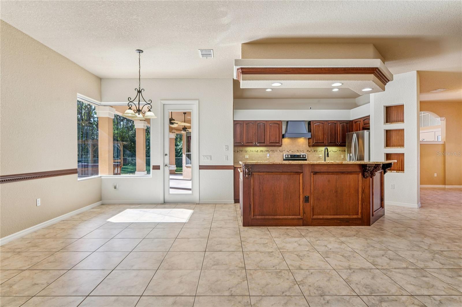 VIEW FROM FAMILY ROOM