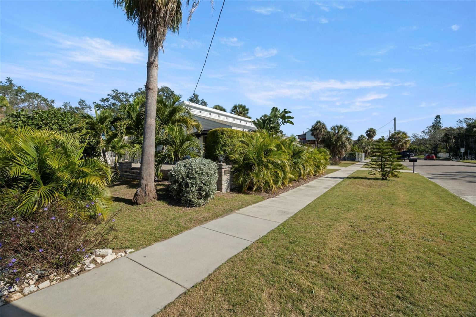 Lush landscaping with an eye for detail.