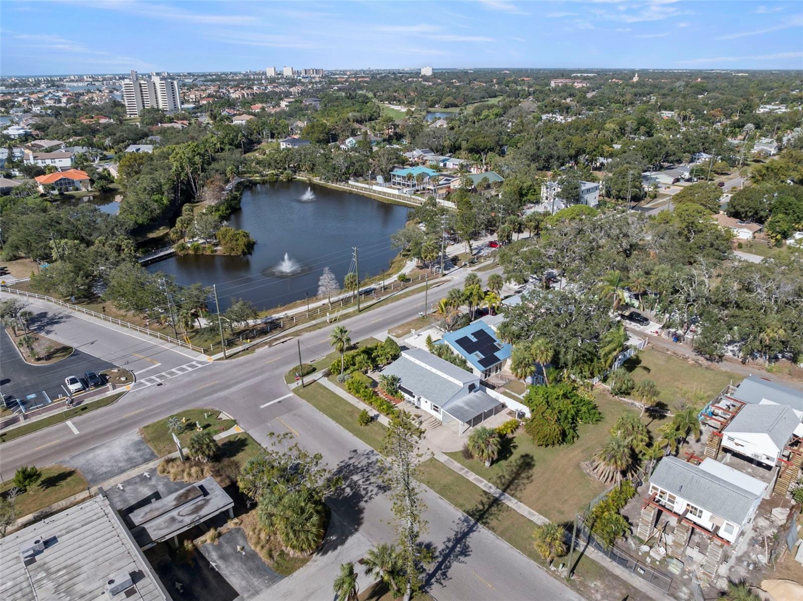 Daily water views of Ibis Park.