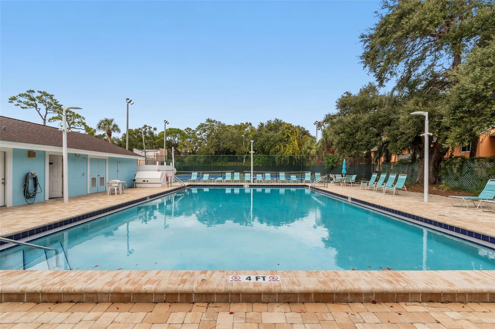 2 heated community pools