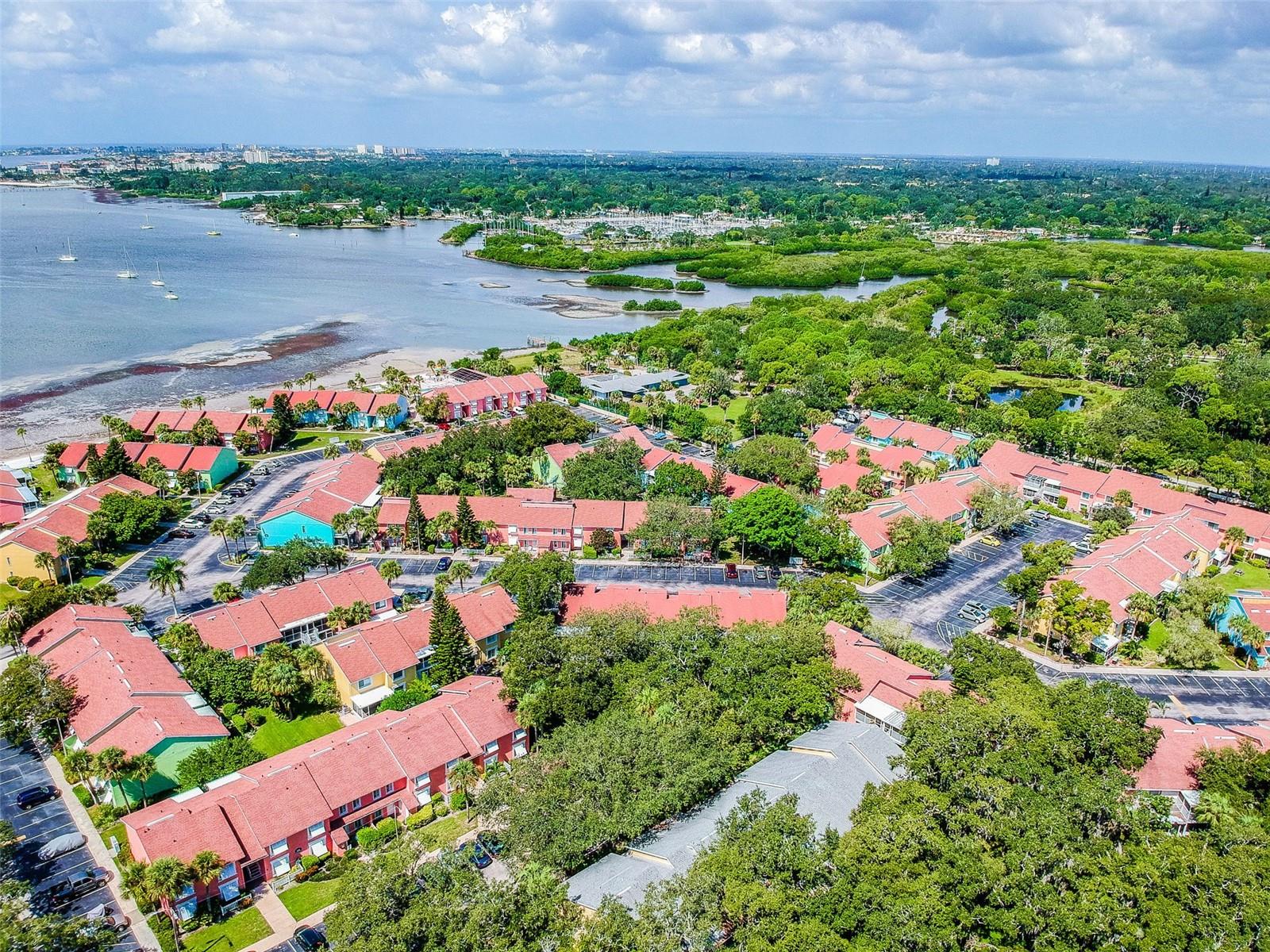 home is adjacent to the 10 acre Clam Bayou Nature Preserve as its northern neighbor.
