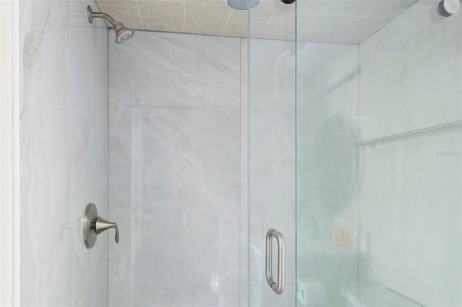 Master Walk-In Shower.