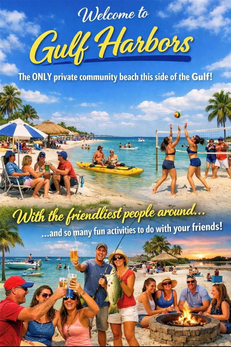 Gulf Harbors - The Only Private Community Beach this side of the Gulf