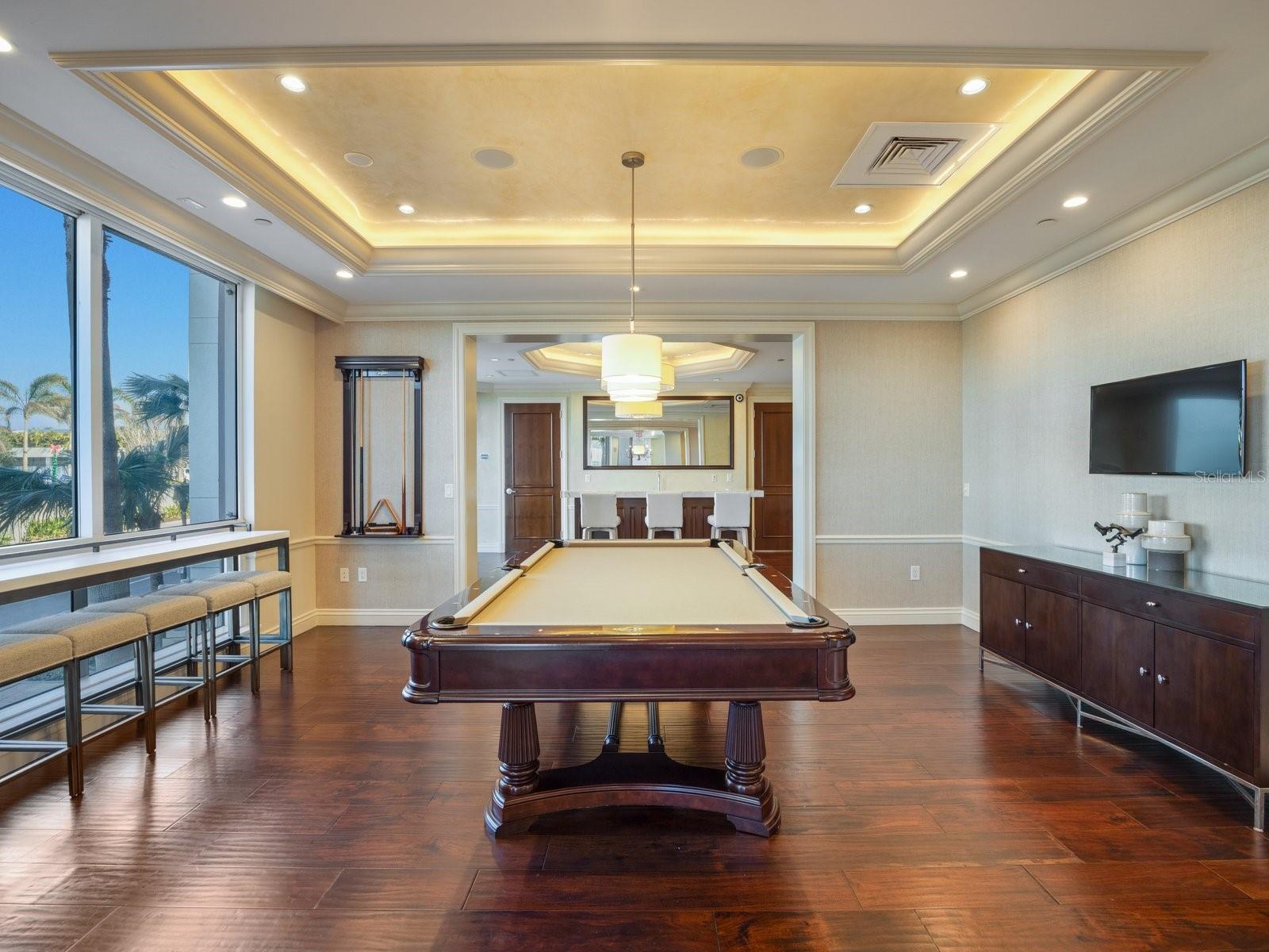 Billiards room