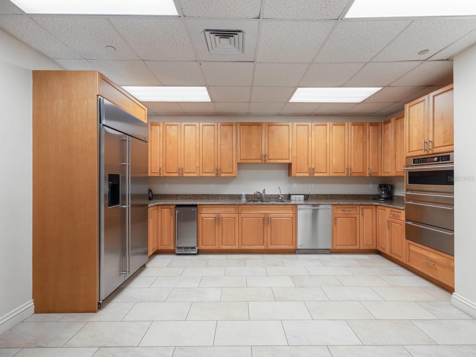 Full catered kitchen for events