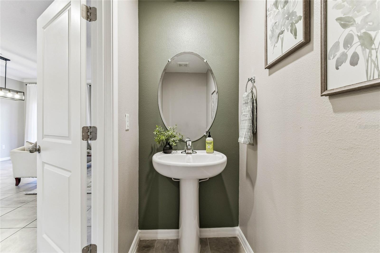 Half bathroom main floor