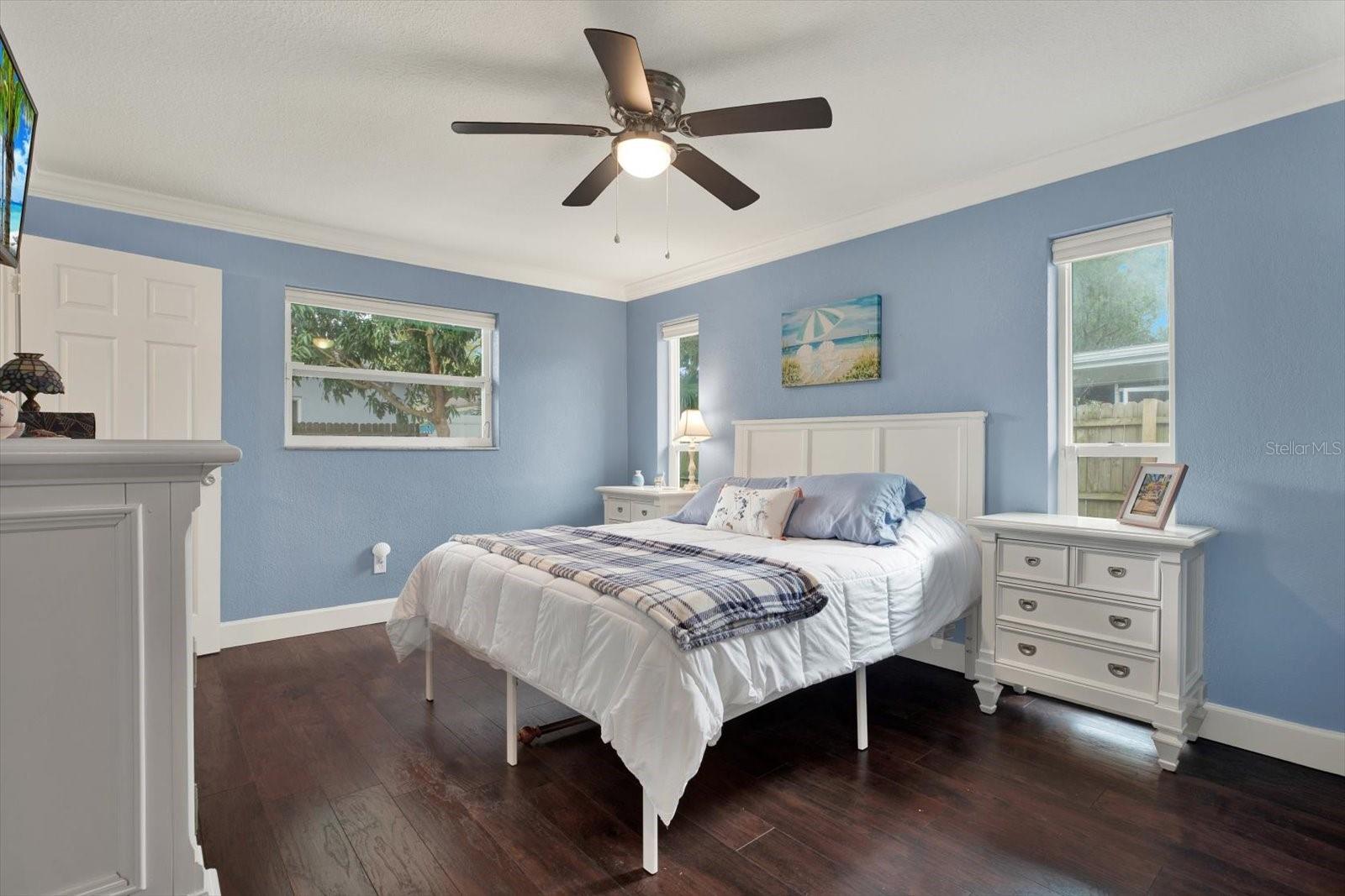 Offering plenty of space for your furniture and a large walk in closet