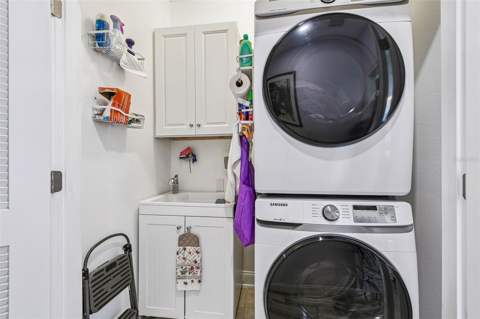 Third Floor Laundry Closet with Sink