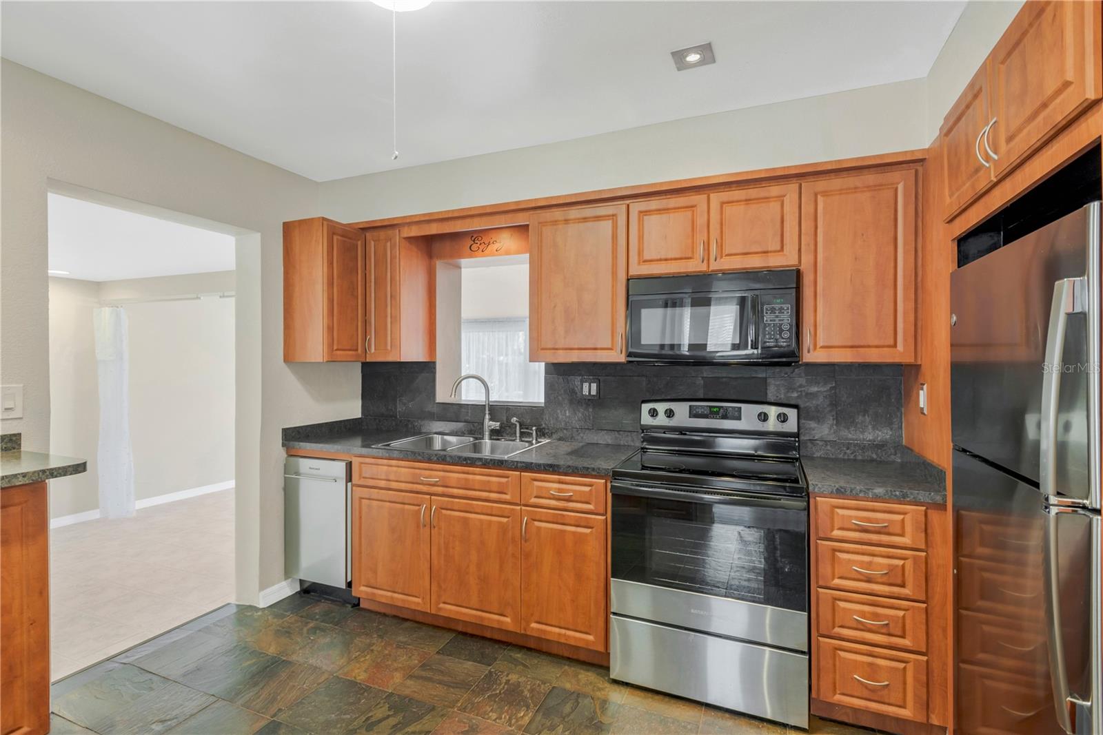 Kitchen With New Appliances