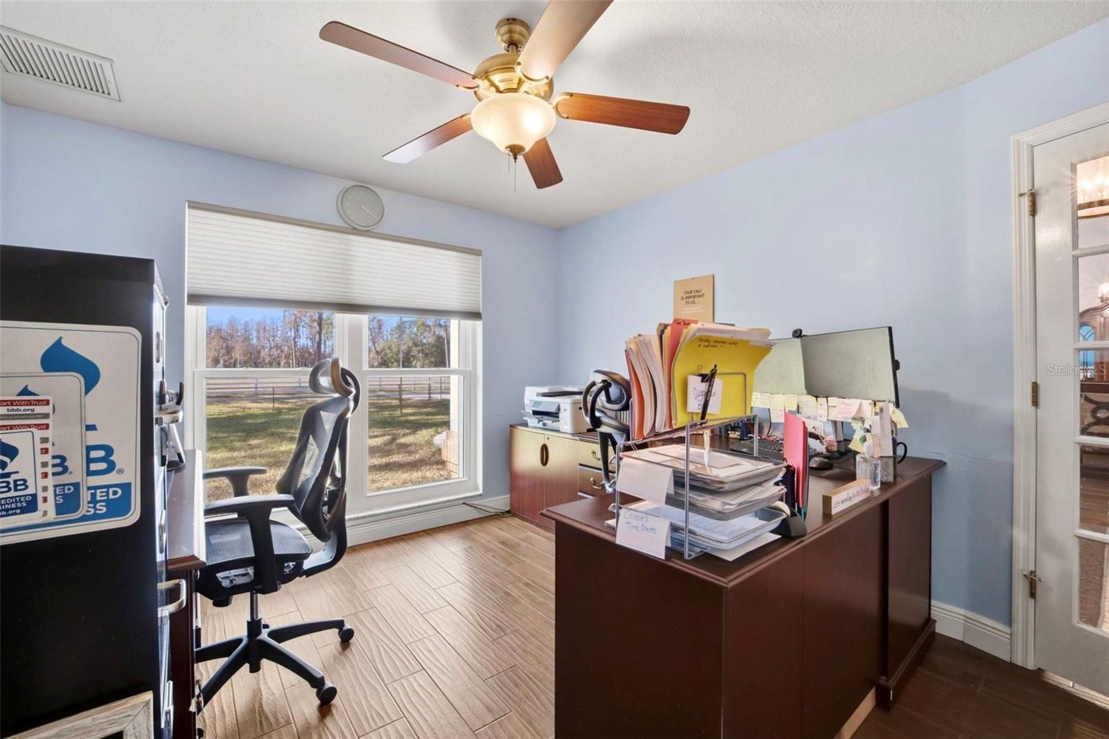 Brand new porcelain wood tile flooring throughout