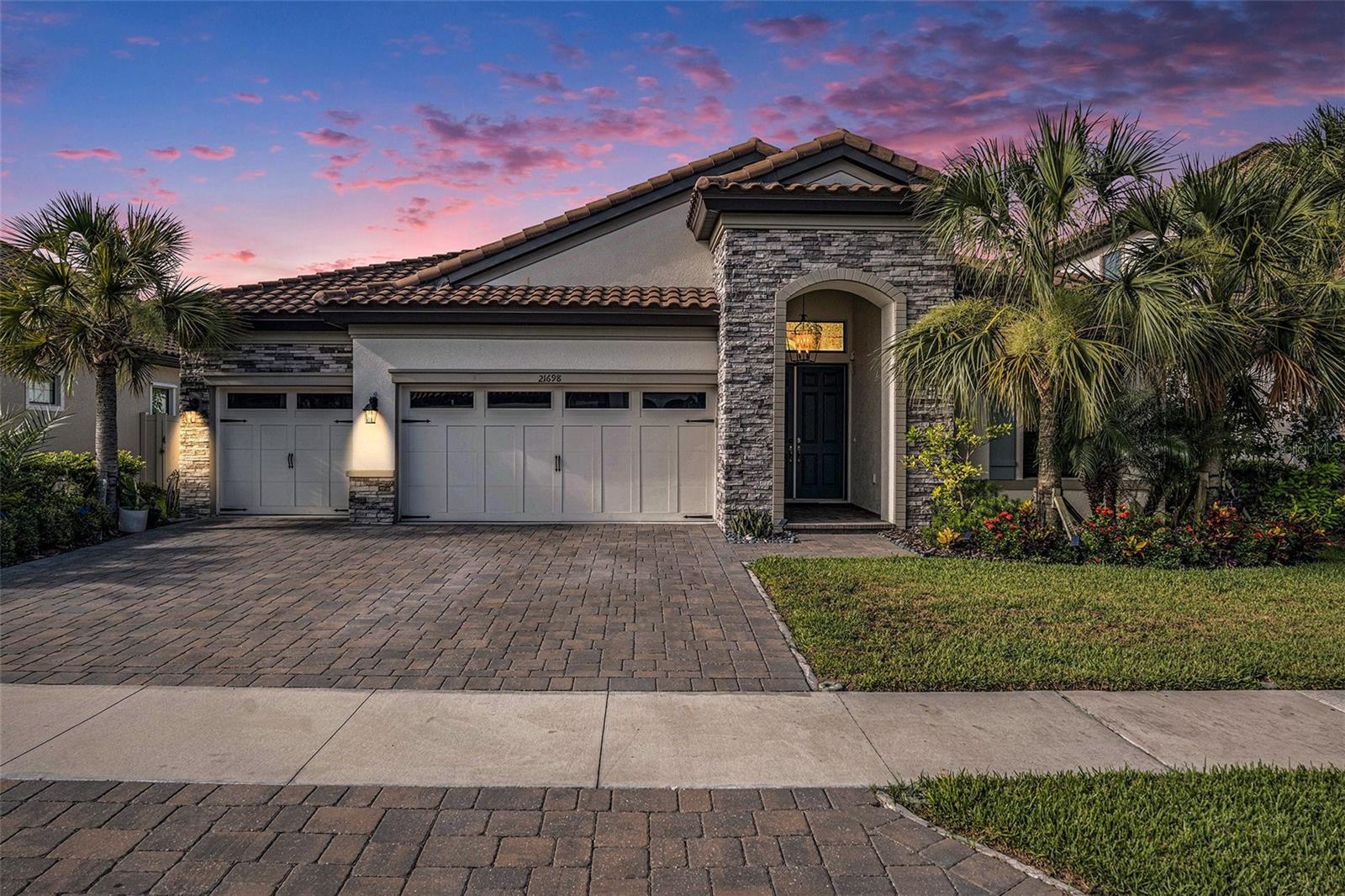 Property Front View Night time