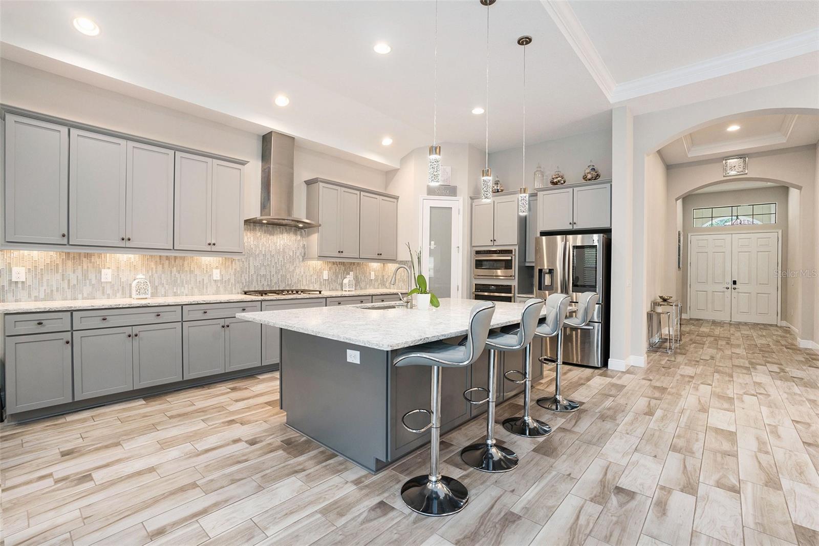 Open concept kitchen
