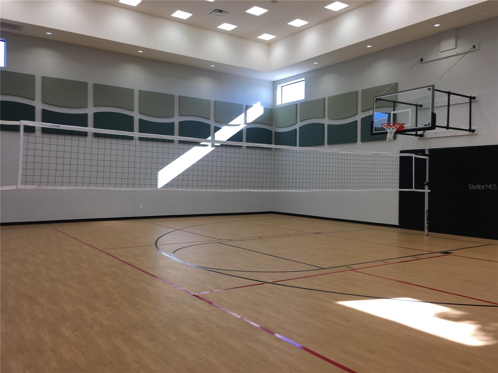 Indoor Basketball/Pickleball Court