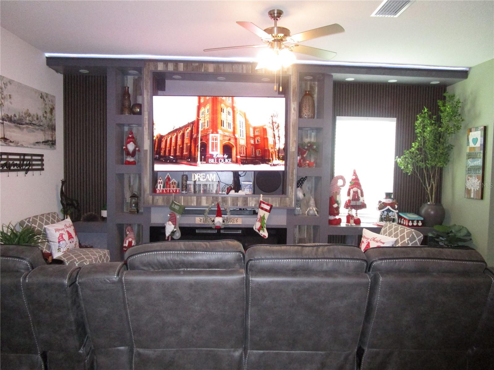 Living Room Custom Wall Unit TV Entertainment