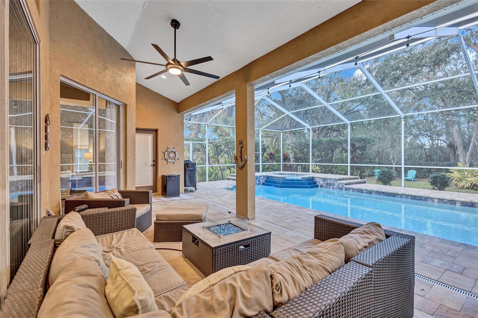 Outdoor living room.