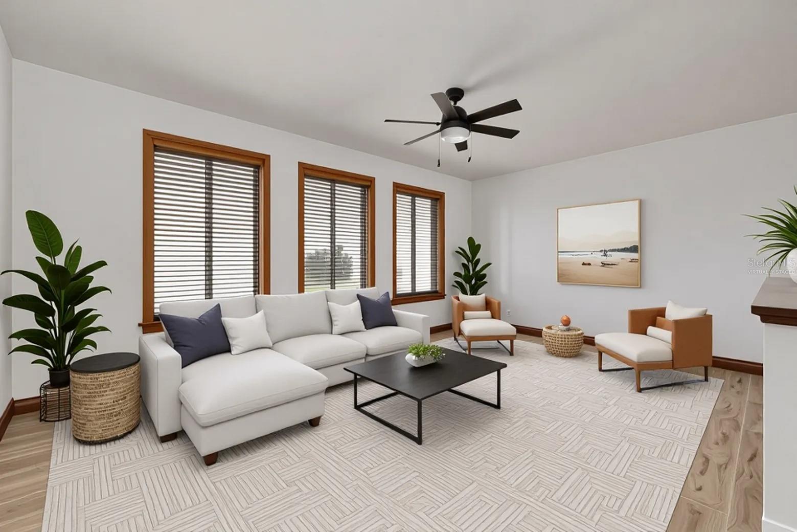 Virtually Staged Loft