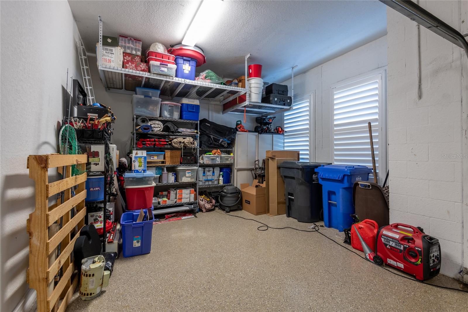 Garage storage area
