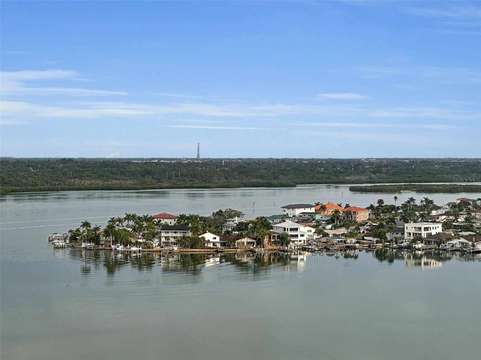 Primary bedroom views of intercoastal
