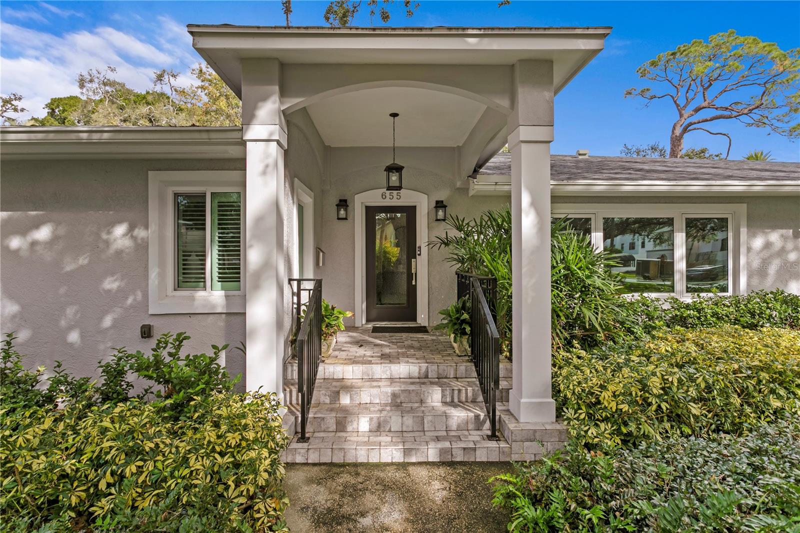 Grand entryway greets you