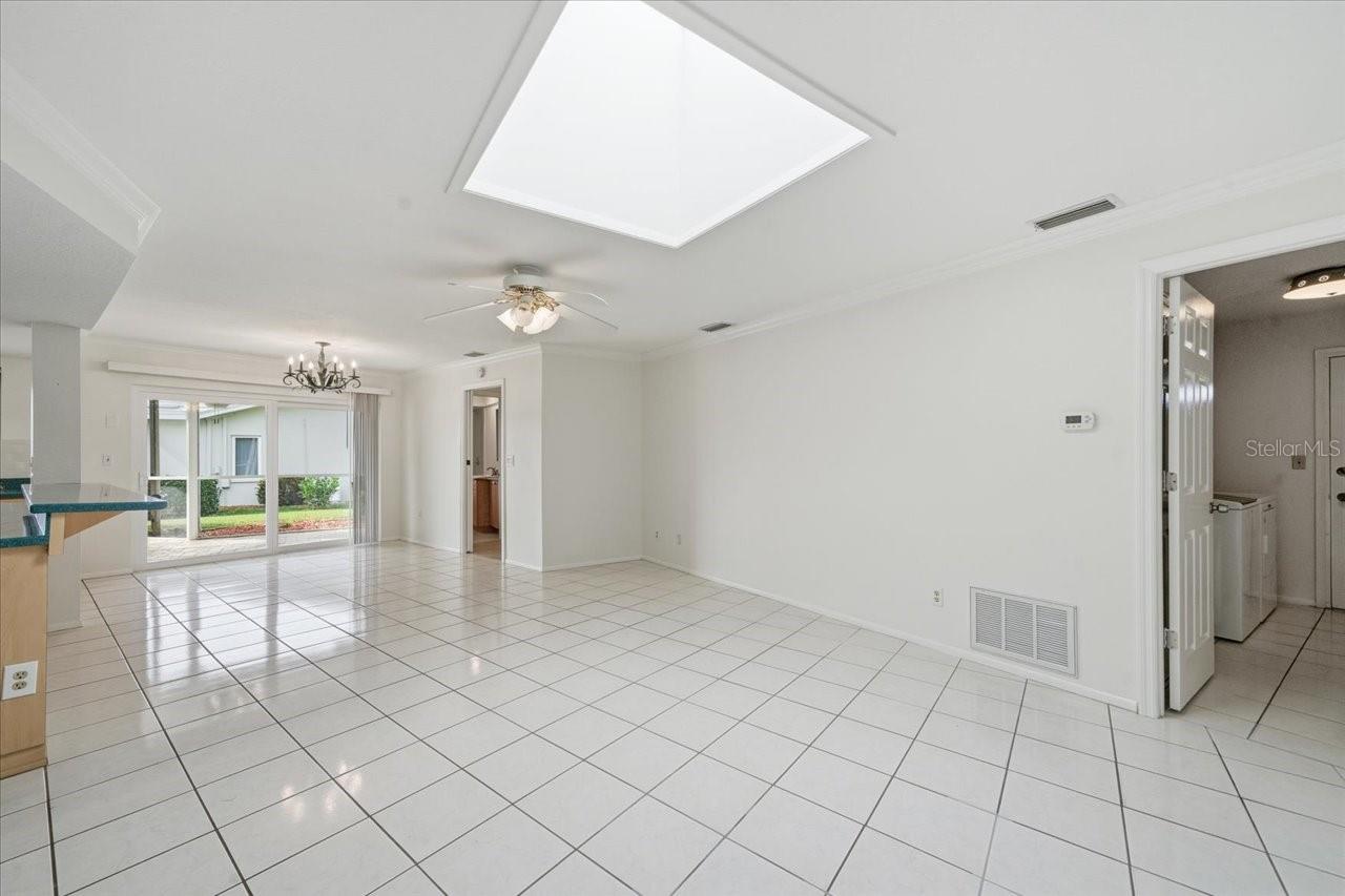 Family room and Dinette