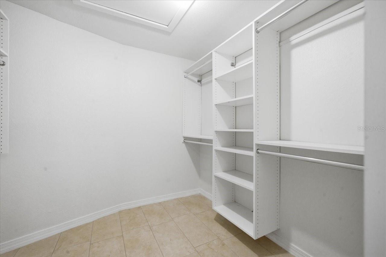 HUGE walk in closet off Primary bath