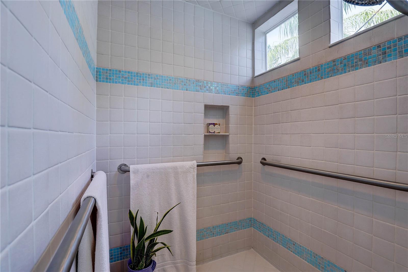 Downstairs bathroom - large shower