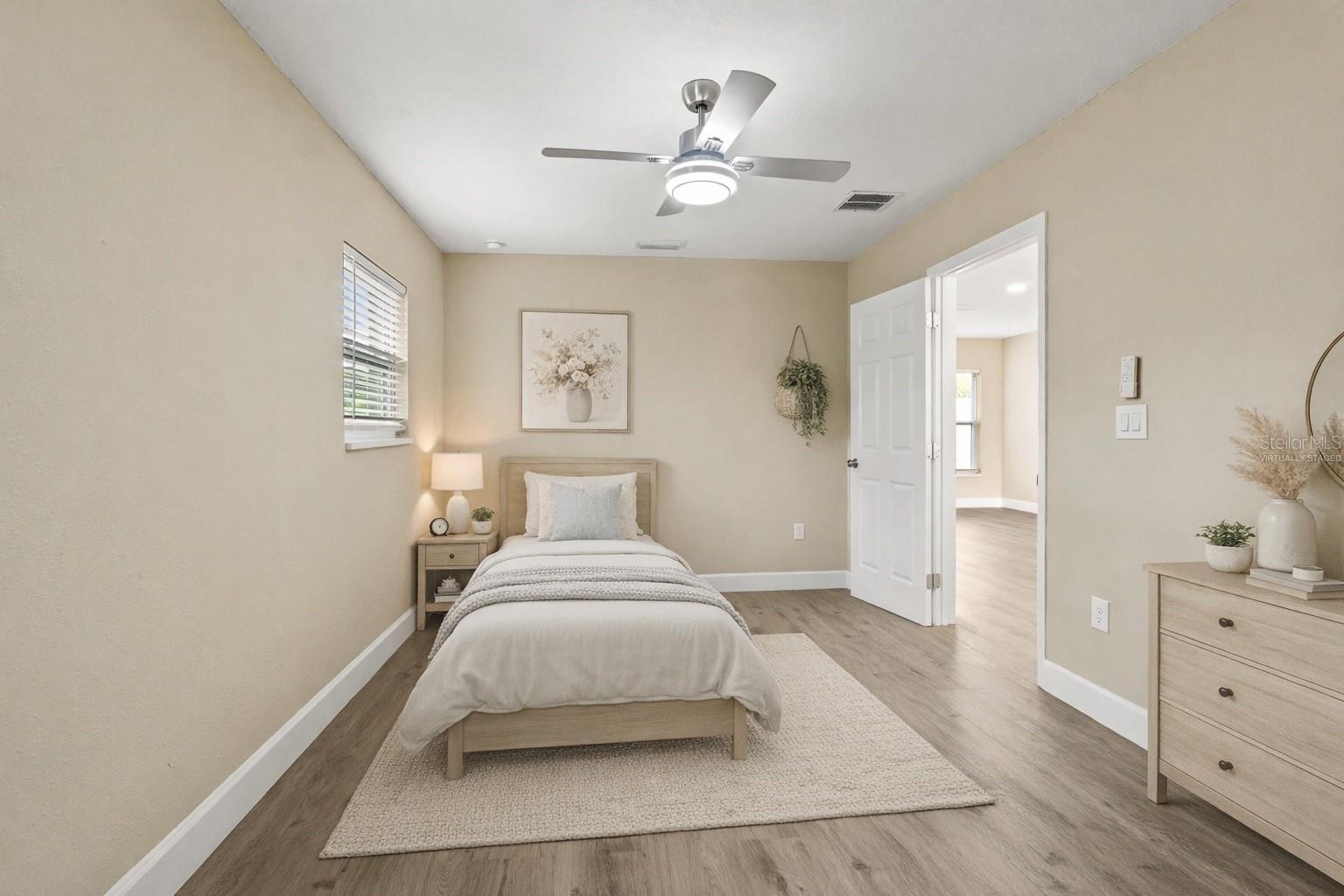 Bedroom 1 (virtually staged)