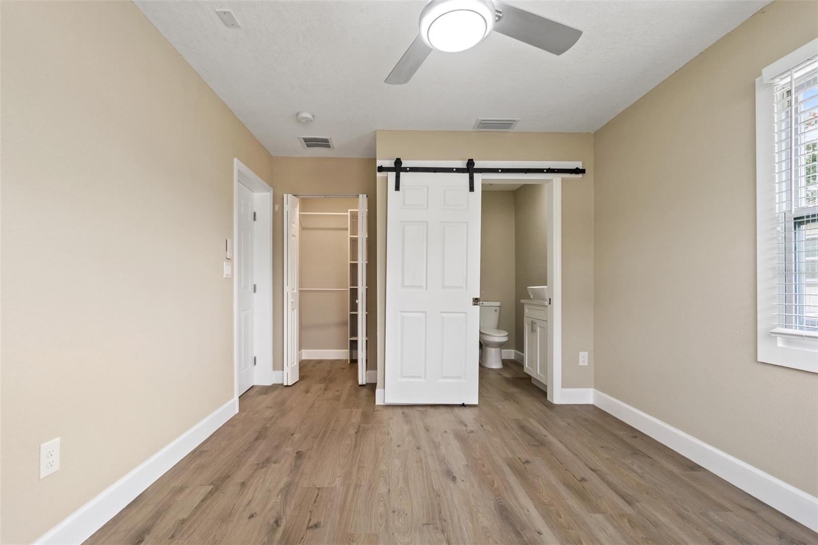 Master bedroom closet