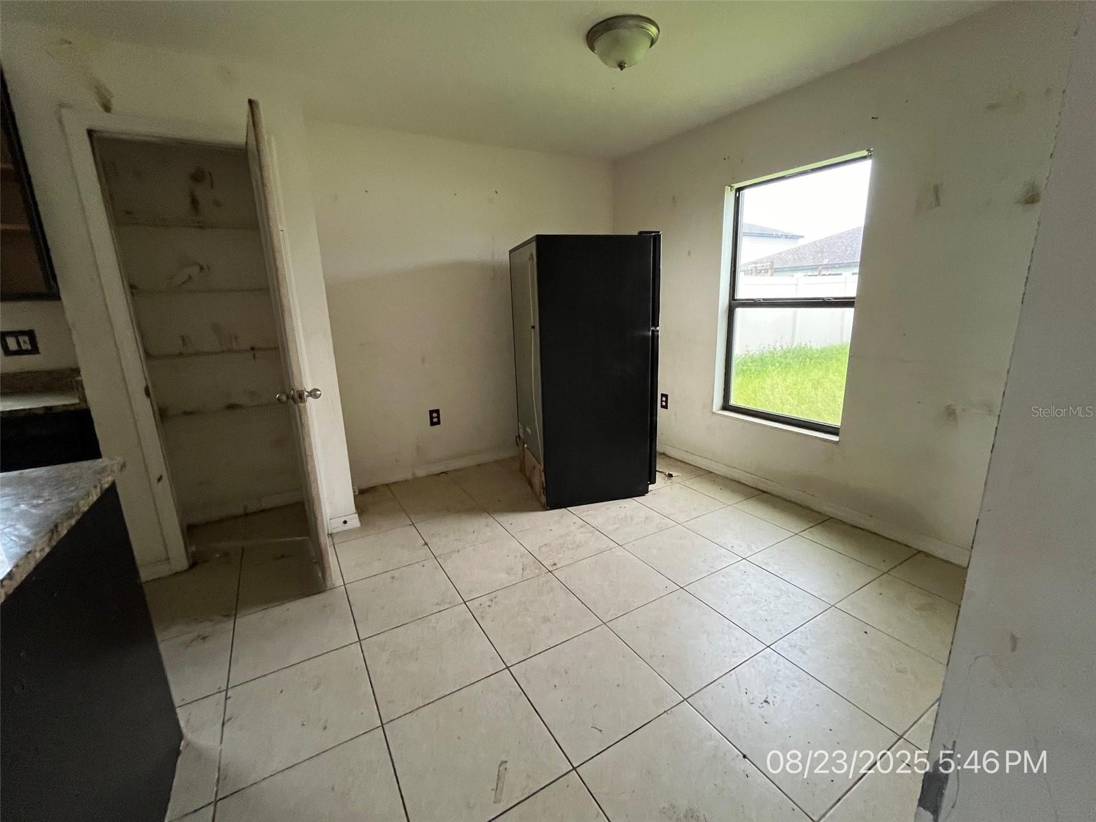 Dining area and pantry