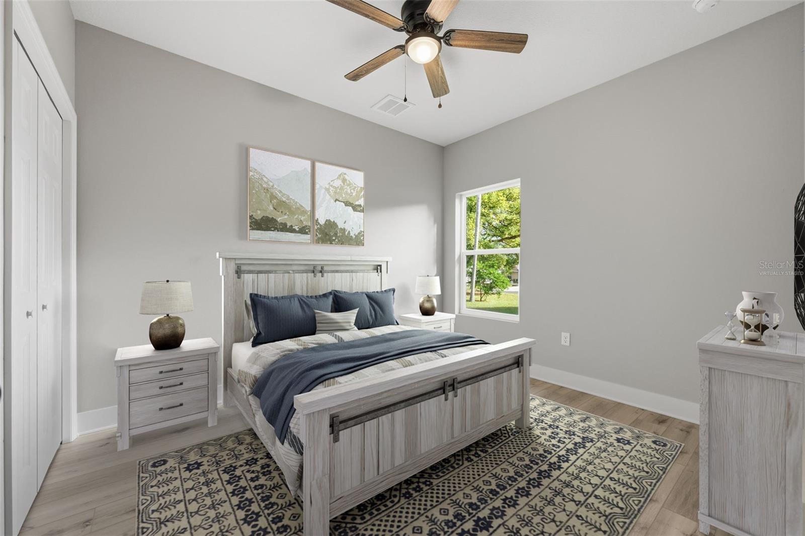 Bedroom #3 - Virtually Staged