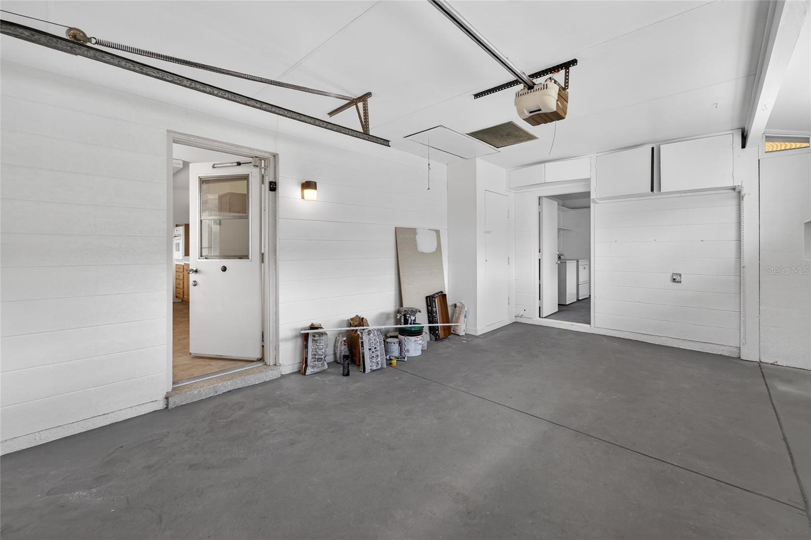 Garage Entry from Kitchen or Laundry Room