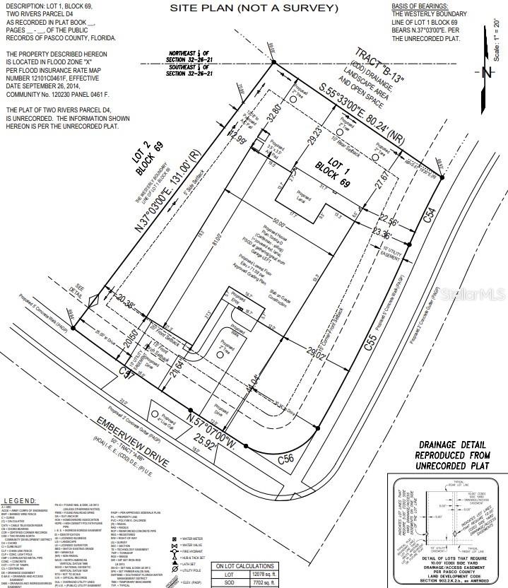 35056 Emberview Drive plot plan