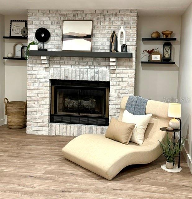 Staged Family Room Area