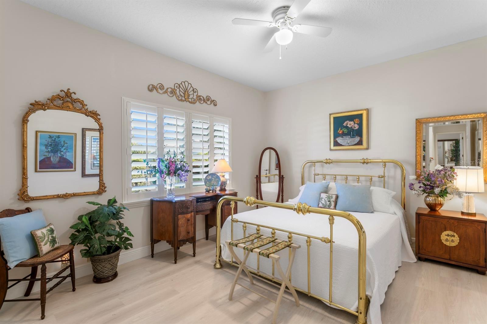 Secondary Bedroom 3 Featuring Plantation Shutters.
