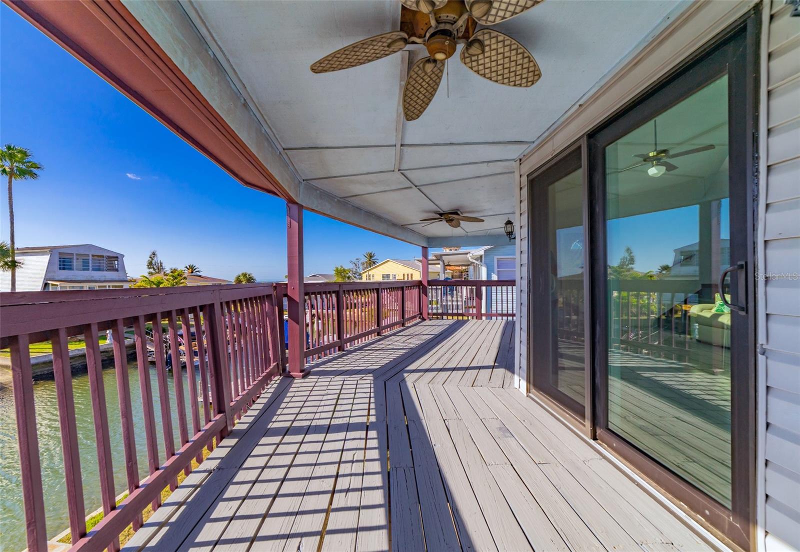 Deck on Second Floor with Gulf View