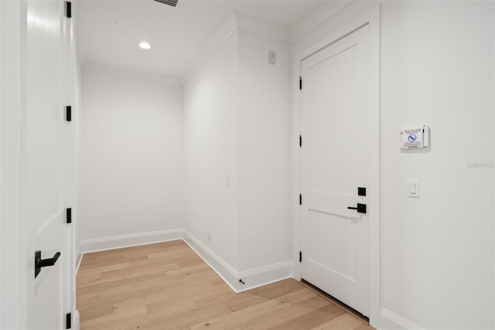 1st floor garage entry and nook